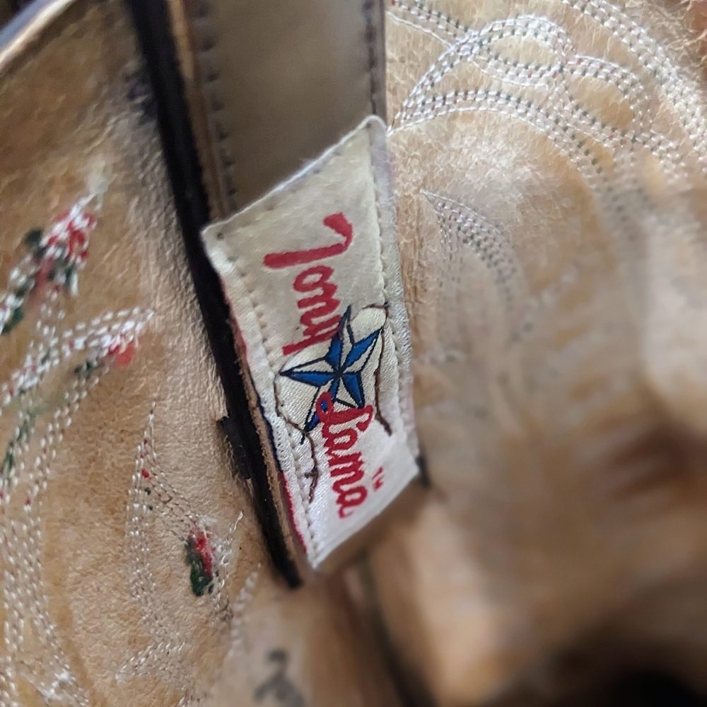 Tony Lama Western Boots 8.5 - Picture 7 of 8